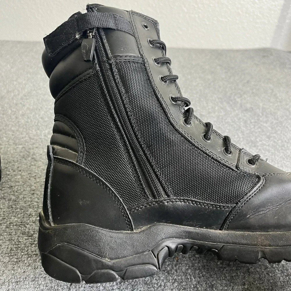 Interceptor Tactical Work Boots Size 13 Black Heavy Duty IM312F002